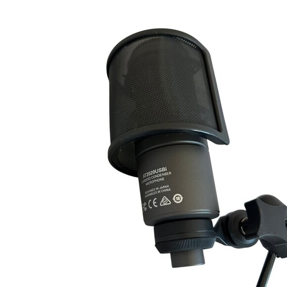 Audio-Technica Cardioid Condenser USB Microphone AT2020USBi + Stand Pop Guard - Picture 4 of 12